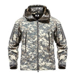 Shark Skin Military Jacket Men Softshell Waterpoof Camo Clothes