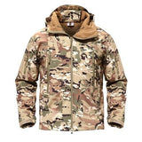 Shark Skin Military Jacket Men Softshell Waterpoof Camo Clothes