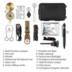 North Springs 14 in 1 Outdoor Emergency Survival Gear Kit Camping Tactical Tools SOS